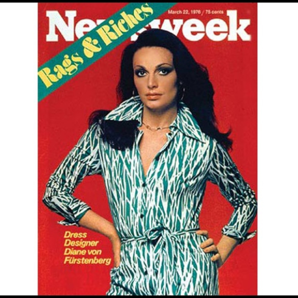 Diane Von Furstenberg Twig Print Dress